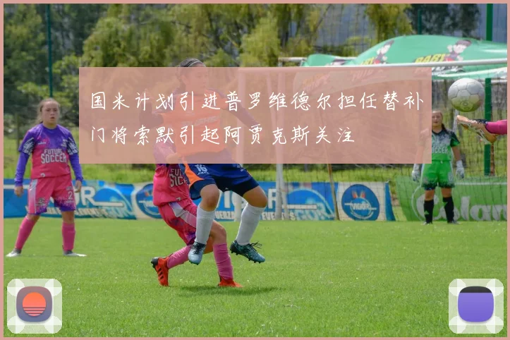 国米计划引进普罗维德尔担任替补门将索默引起阿贾克斯关注